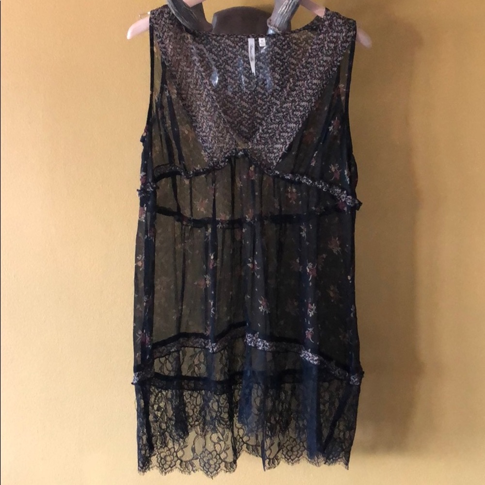 Sheer babydoll dress